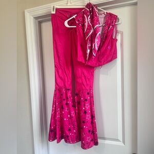 Girls Barbie cowgirl costume size large (10-12)